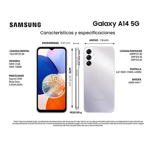 Samsung Galaxy A14 128GB 4GB RAM